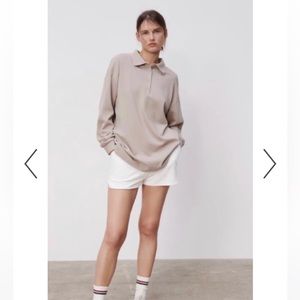 COPY - Zara Polo Collar Sweatshirt